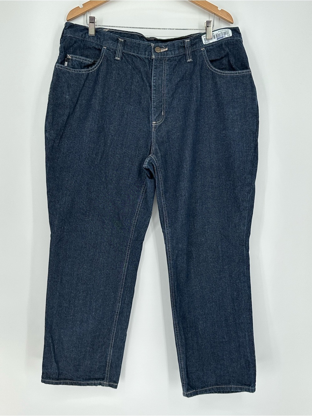 Carhartt 280-83 FR Work Jeans Men's 40x28 Blue Denim Cat 2 Flame Resistant